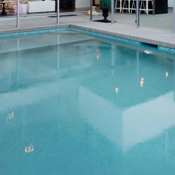 Clean swimming pool
