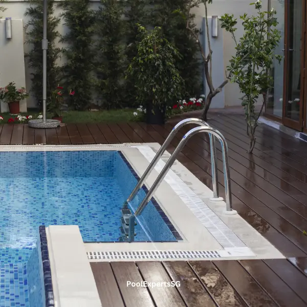 Completed pool deck and tile repair work in Singapore