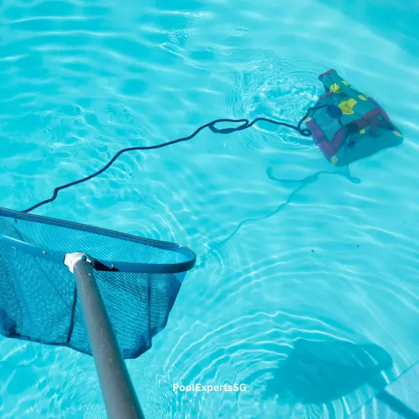 Pool floor vacuuming Singapore