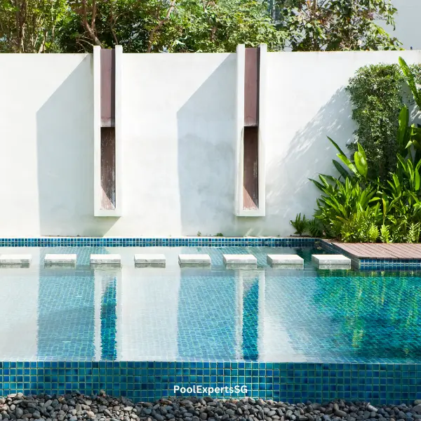Completed pool structural repair job in Singapore
