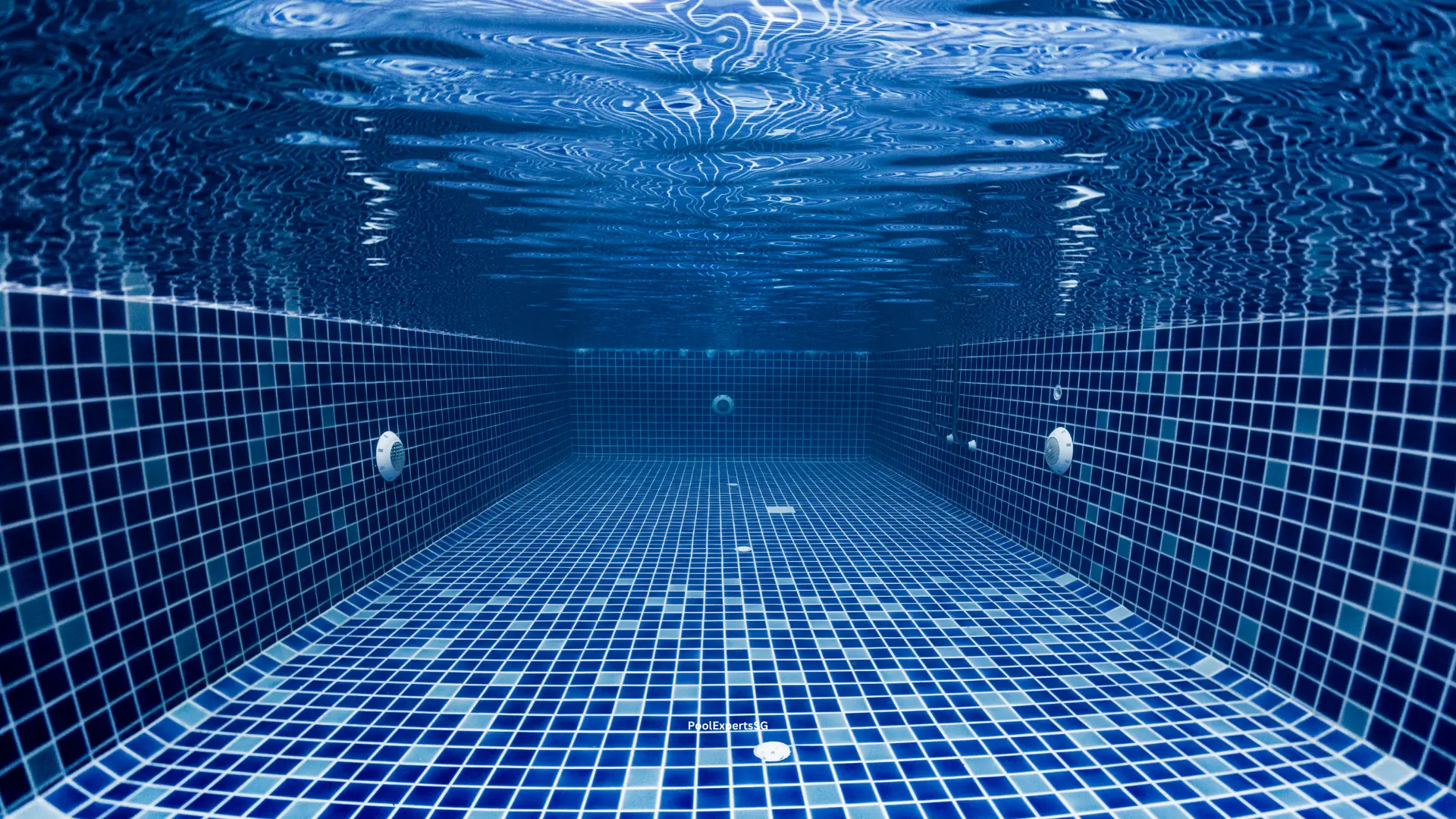 Crystal clear swimming pool in Singapore